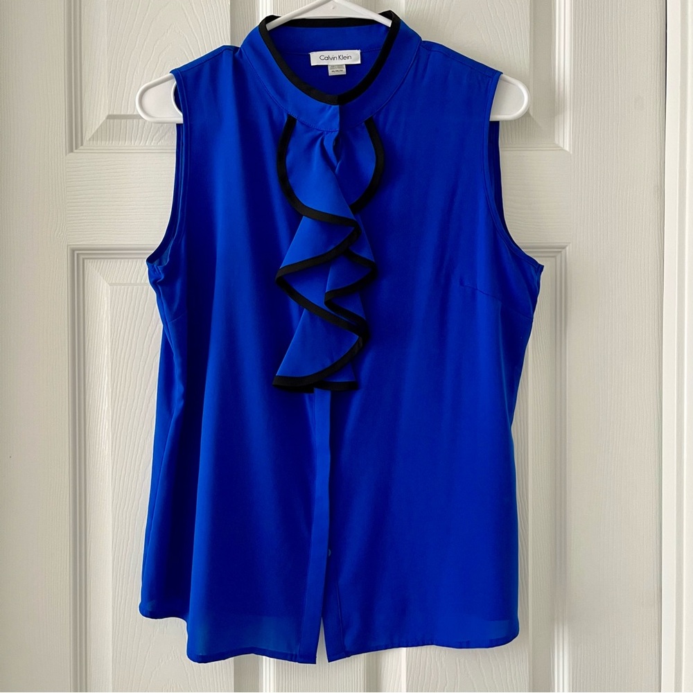 Calvin Klein Blue Blouse